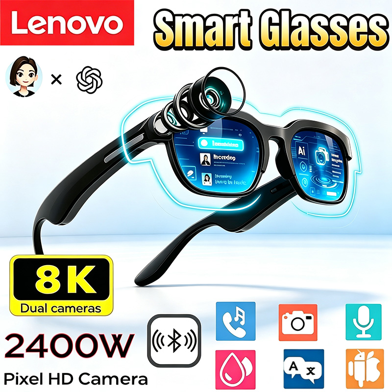 Smart Glasses Lens - Gafas Inteligentes Lenovo con Cámara de
