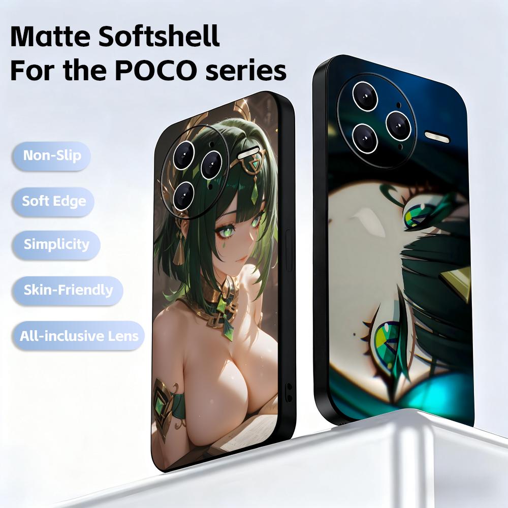 Genshin-funda de teléfono Nefe - Xiaomi Poco X6 reseña y precio